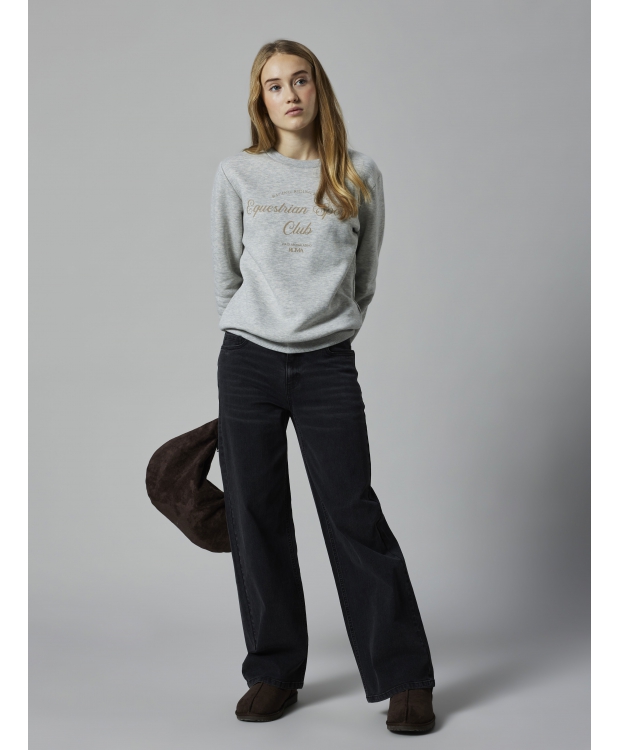 LMTD jeans med vide ben i sort til piger billede 4