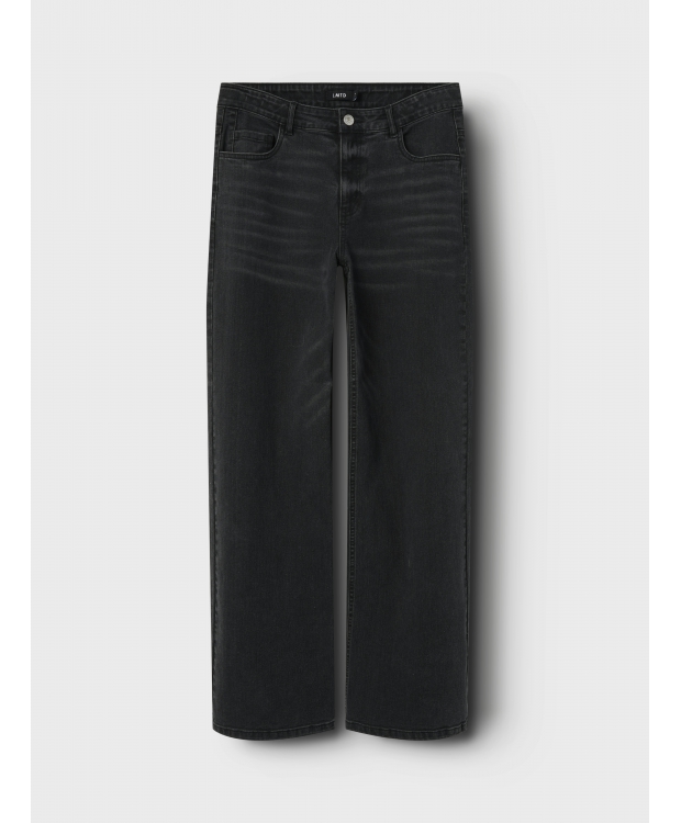 LMTD jeans med vide ben i sort til piger billede 3