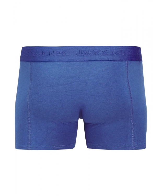 Jack & Jones 3-pak trunks i blå, grå og sort til herre billede 5