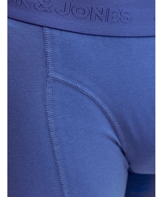 Jack & Jones 3-pak trunks i blå, grå og sort til herre billede 4