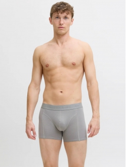 Jack & Jones 3-pak trunks i blå, grå og sort til herre