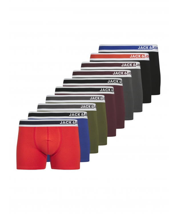 Jack & Jones 10-pak multifarvede boksershorts til herre billede 8