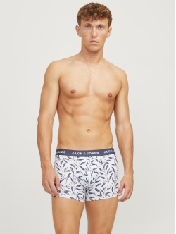 Jack & Jones 5-pak underbukser i mørke nuancer med print til herre