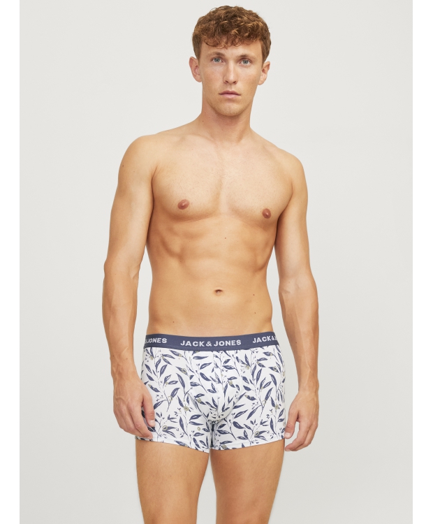 Jack & Jones 5-pak underbukser i mørke nuancer med print til herre billede 1