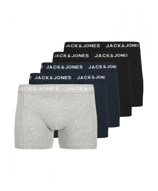 Jack & Jones 5-pak underbukser i mørke nuancer til herre billede 8
