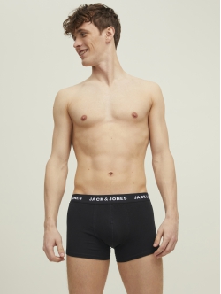 Jack & Jones 10-pak ensfarvede underbukser i navy til herre