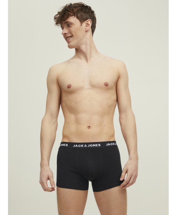 Jack & Jones 10-pak ensfarvede underbukser i navy til herre billede 1