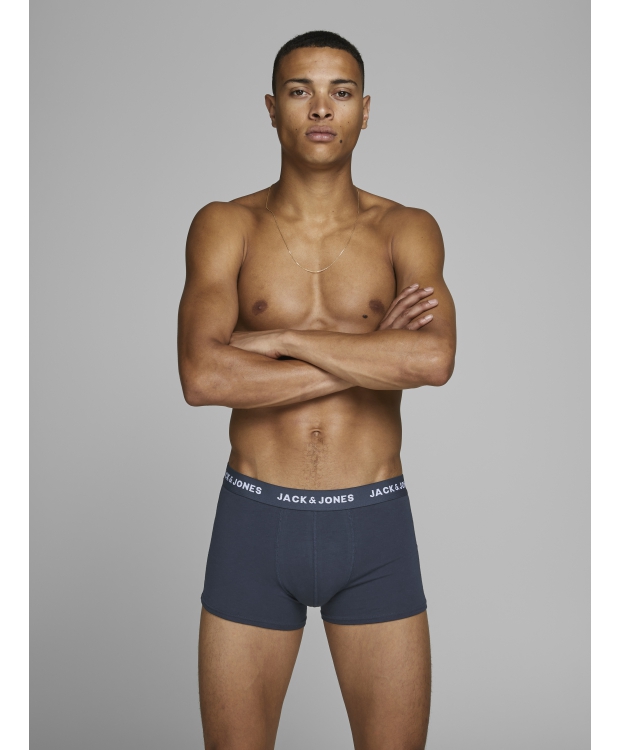 Jack & Jones 3-pak underbukser i mørkeblå til herre billede 3