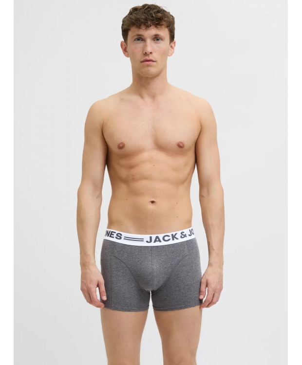 Jack & Jones 3-pak boksershorts i mørke farver til herre billede 1