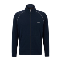 BOSS Mix&Match sweatshirtjakke i mørkeblå til herre