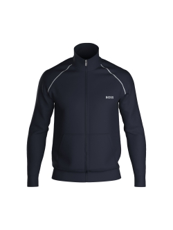BOSS Mix&Match sweatshirtjakke i mørkeblå til herre