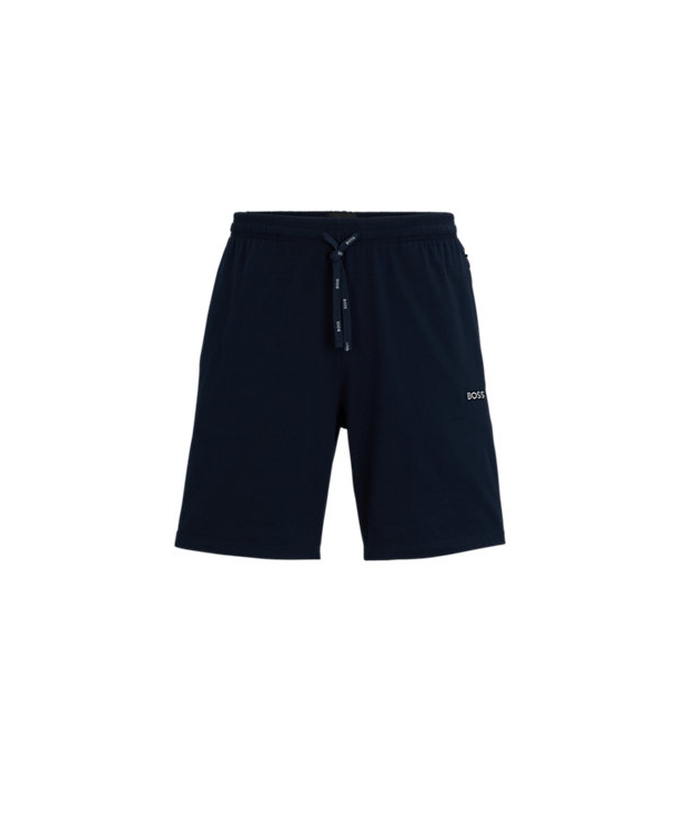 BOSS Mix&Match sweatshorts i mørkeblå til herre billede 2