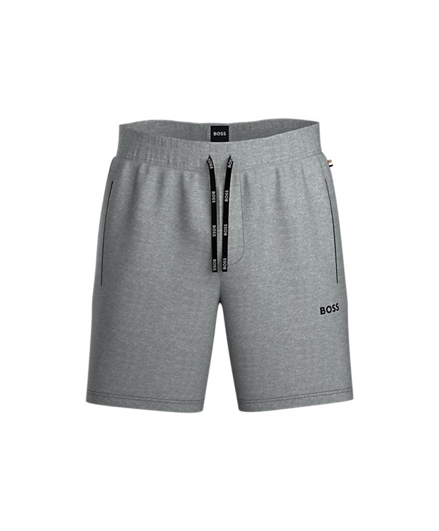 BOSS Mix&Match sweatshorts i mellemgrå til herre billede 1
