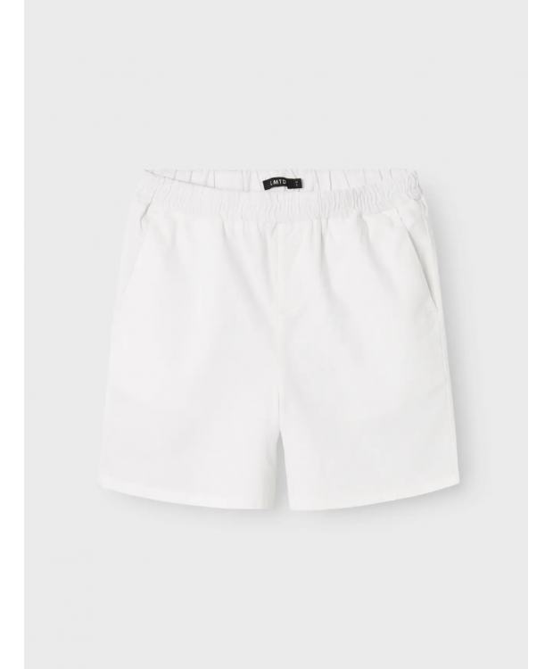 LMTD Hill hørshorts i hvid til børn billede 3
