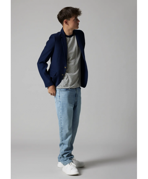 LMTD Bex straight fit-jeans i vintageblå til drenge billede 2