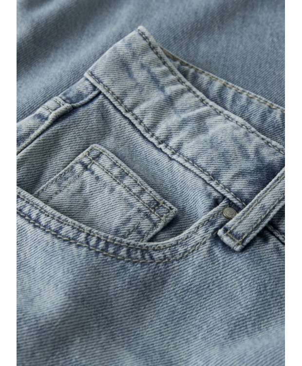 LMTD Bex straight fit-jeans i vintageblå til drenge billede 3