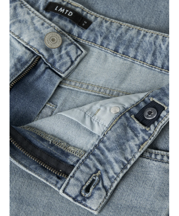 LMTD Bex straight fit-jeans i vintageblå til drenge billede 4