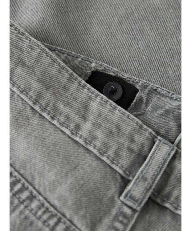 LMTD Bett wide fit-jeans i lysegrå til piger billede 4