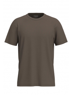 SELECTED Aspen regular fit T-shirt i brun til herre
