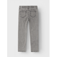 LMTD Kizza mom fit-jeans i lysegrå til piger