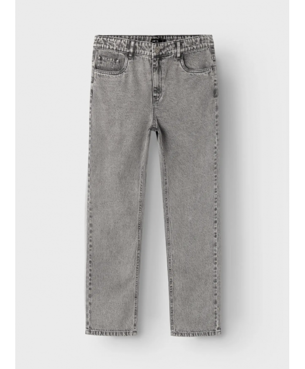 LMTD Kizza mom fit-jeans i lysegrå til piger billede 3