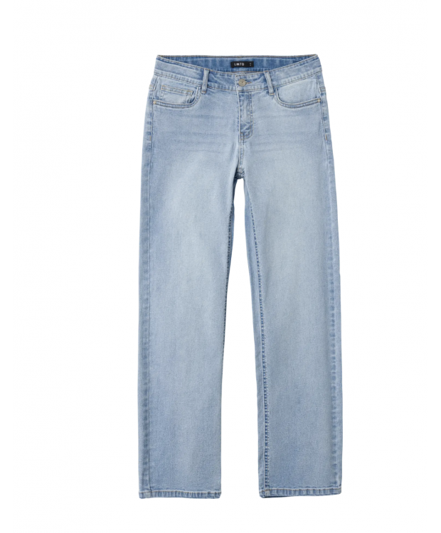 LMTD Tariannes straight fit-jeans i lyseblå til piger billede 1