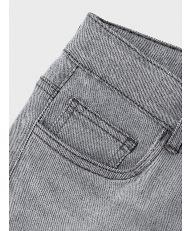 LMTD Tariannes straight fit-jeans i grå til piger billede 7