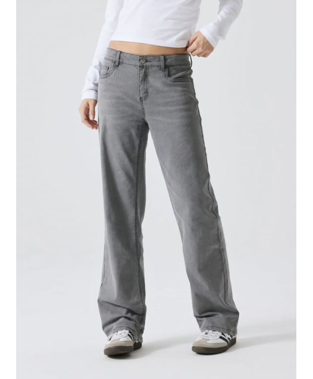 LMTD Tariannes straight fit-jeans i grå til piger billede 4