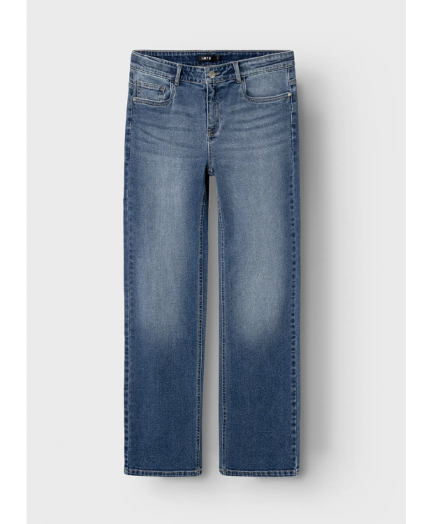 LMTD Tariannes straight fit-jeans i mørkeblå til piger billede 5