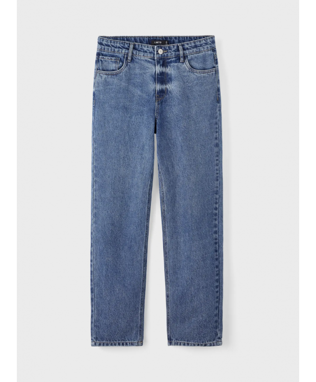 LMTD Nizza dad fit-jeans i mellemblå til drenge billede 5