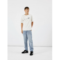 LMTD Nizza dad fit-jeans i lyseblå til drenge
