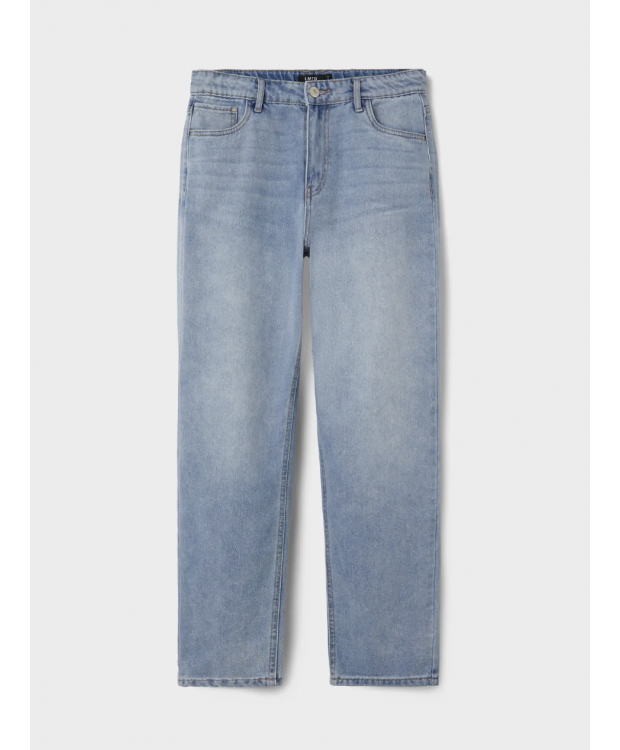 LMTD Nizza dad fit-jeans i lyseblå til drenge billede 5