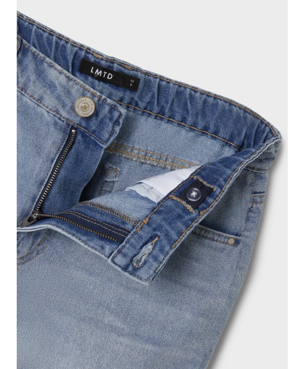 LMTD Nizza dad fit-jeans i lyseblå til drenge billede 6