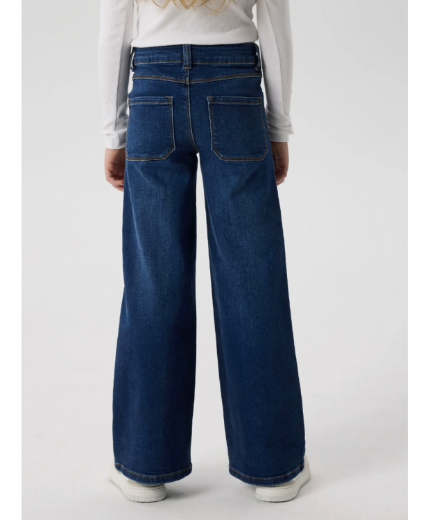 Name It Polly X-wide jeans i mørkeblå til piger billede 6