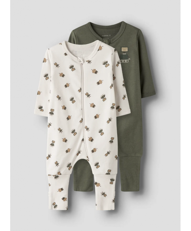 Name It 2-pak multifarvede pyjamasdragter til drenge billede 4