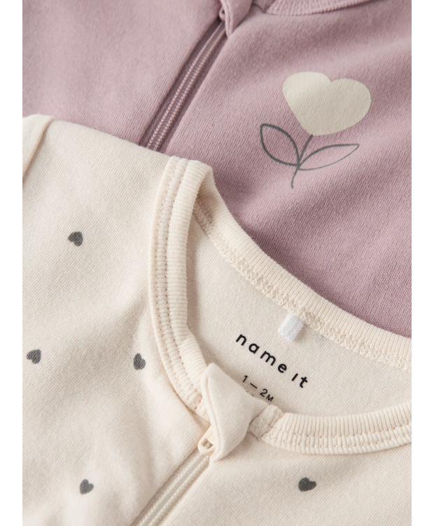 Name It 2-pak multifarvede pyjamasdragter til piger billede 5