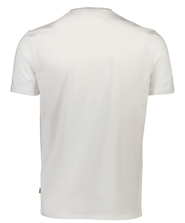 Lindbergh T-shirt med rund hals i hvid til herre billede 6