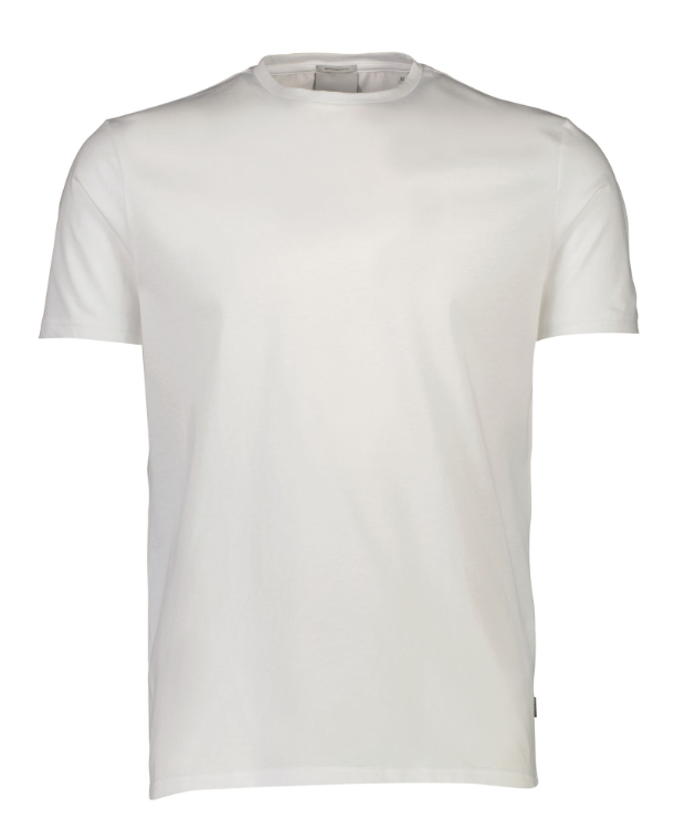 Lindbergh T-shirt med rund hals i hvid til herre billede 5