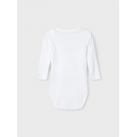 Name It 3-pak bodystockings i hvid til baby