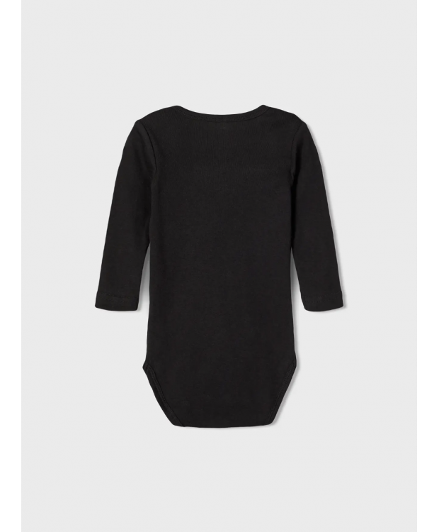 Name It 3-pak bodystockings i sort til baby billede 2