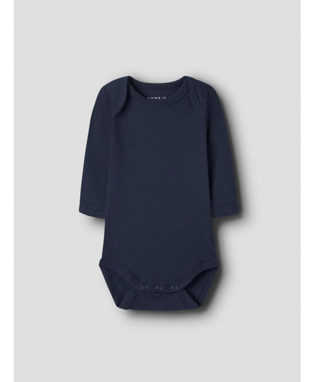 Name It 3-pak bodystockings i flere farver til baby billede 6