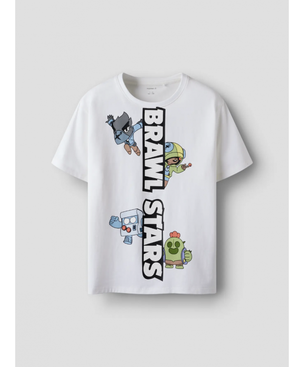 Name It Brawl Stars T-shirt i hvid til drenge billede 1