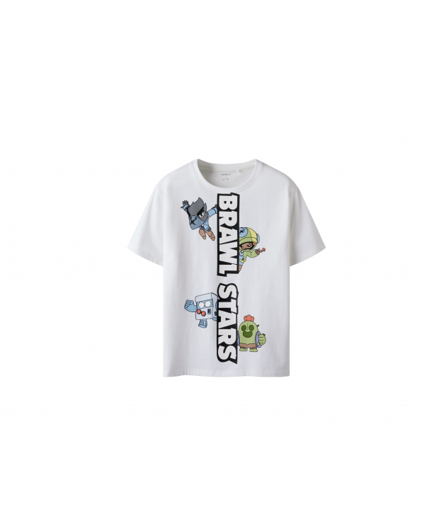Name It Brawl Stars T-shirt i hvid til drenge billede 2