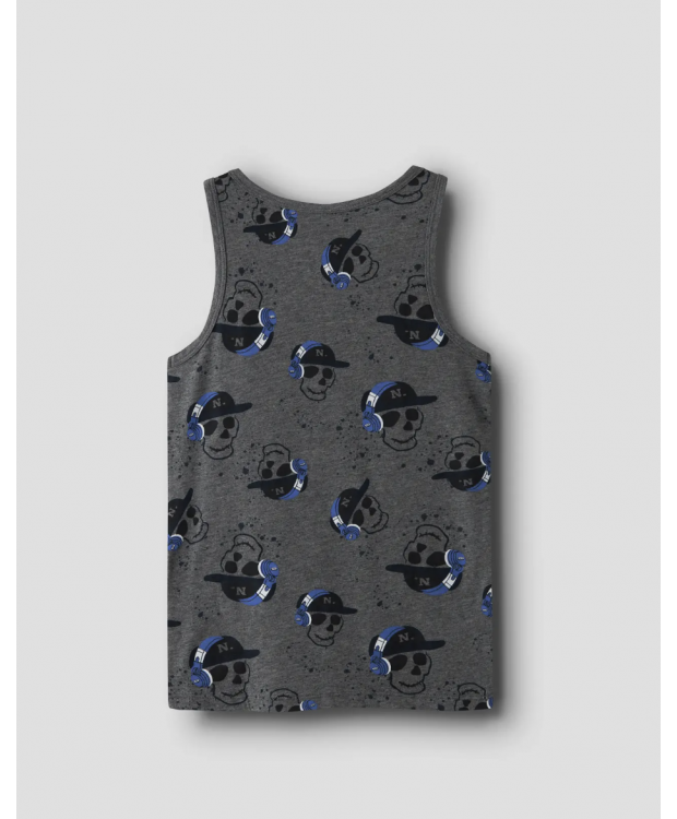 Name It Skull 2-pak tanktops i mørke farver til drenge billede 4