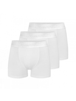 Resteröds 3-pak hvide bambus-boxershorts til herre