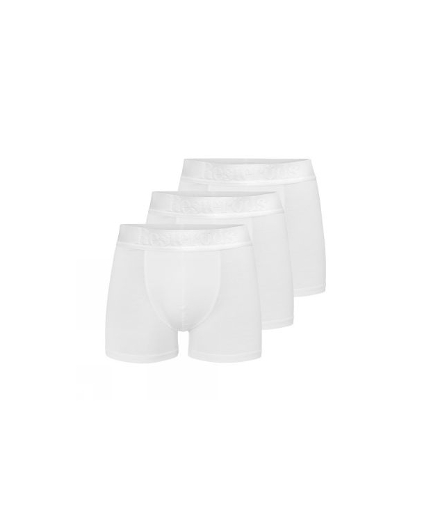 Resteröds 3-pak hvide bambus-boxershorts til herre billede 1