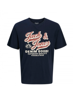 Jack & Jones Junior T-shirt i sort med tekstprint til drenge