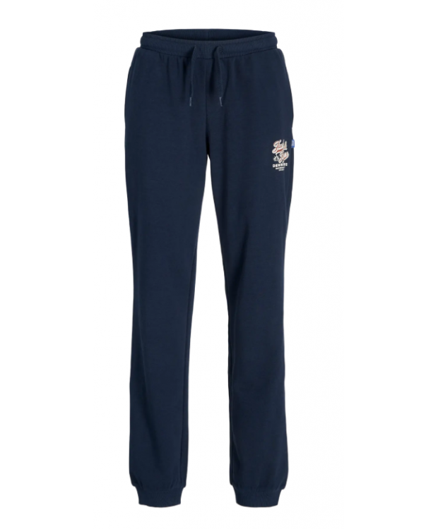 Jack & Jones Junior sweatbukser i navyblå til drenge billede 1