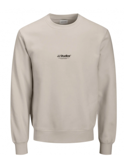 Jack & Jones Junior sweatshirt i råhvid til drenge