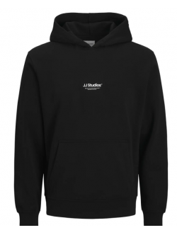 Jack & Jones Junior hættetrøje i sort til drenge